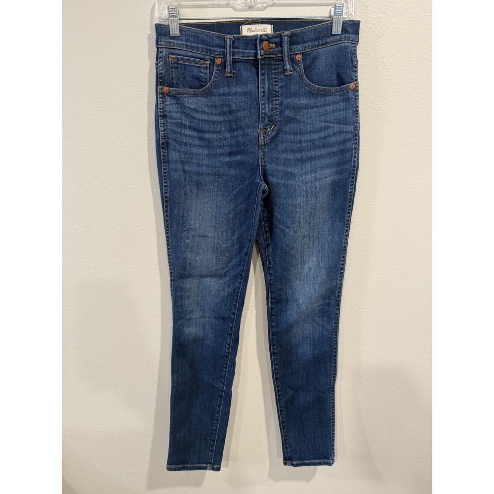 Madewell Skinny Jeans Women's Size 28 Blue Denim‎ High Rise 5 Pocket Medium Wash